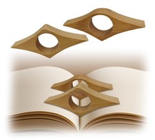 2 Pcs Wooden Book Page Holder Thumb Book Book Reader Gifts for Book Lovers