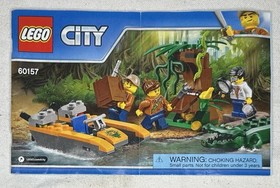 LEGO City Jungle Starter Set (60157) 100% Complete W/ Minifigs & Instructions