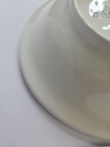 Vintage Large Pottery Barn Peas Theme Made In Italy Serving Bowl 10" - Picture 8 of 12
