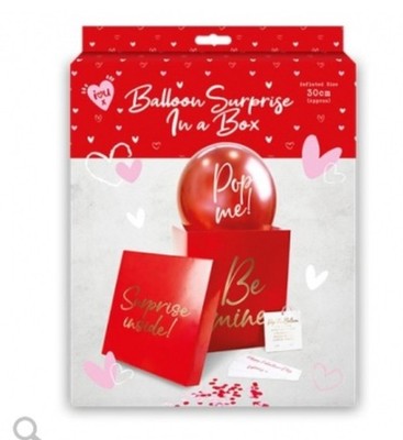 Be Mine Überraschungsballon Valentinstag Überraschung im Karton Set