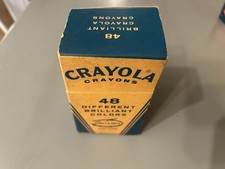 Vintage Crayola Drawing Crayons No. 48 Binney Smith Co Complete Gently Used
