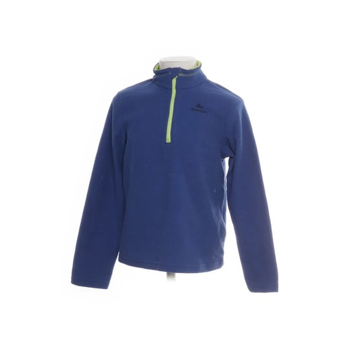 Sweat Femme Quechua Bleu – 100% Polyester, Taille S, 1/4 Zip (très Bon état)