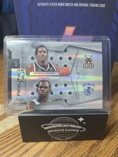 2009 PLAYOFF CONTENDERS ROUND NUMBERS CHRIS PAUL BRANDON JENNINGS /50 Platinum 