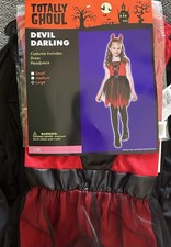 Disfraces de Halloween totalmente ghoul Diablo Darling (L) Niñas