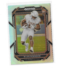 2023 Panini Prizm Draft Picks Bijan Robinson #115 Silver Prizm (RC)