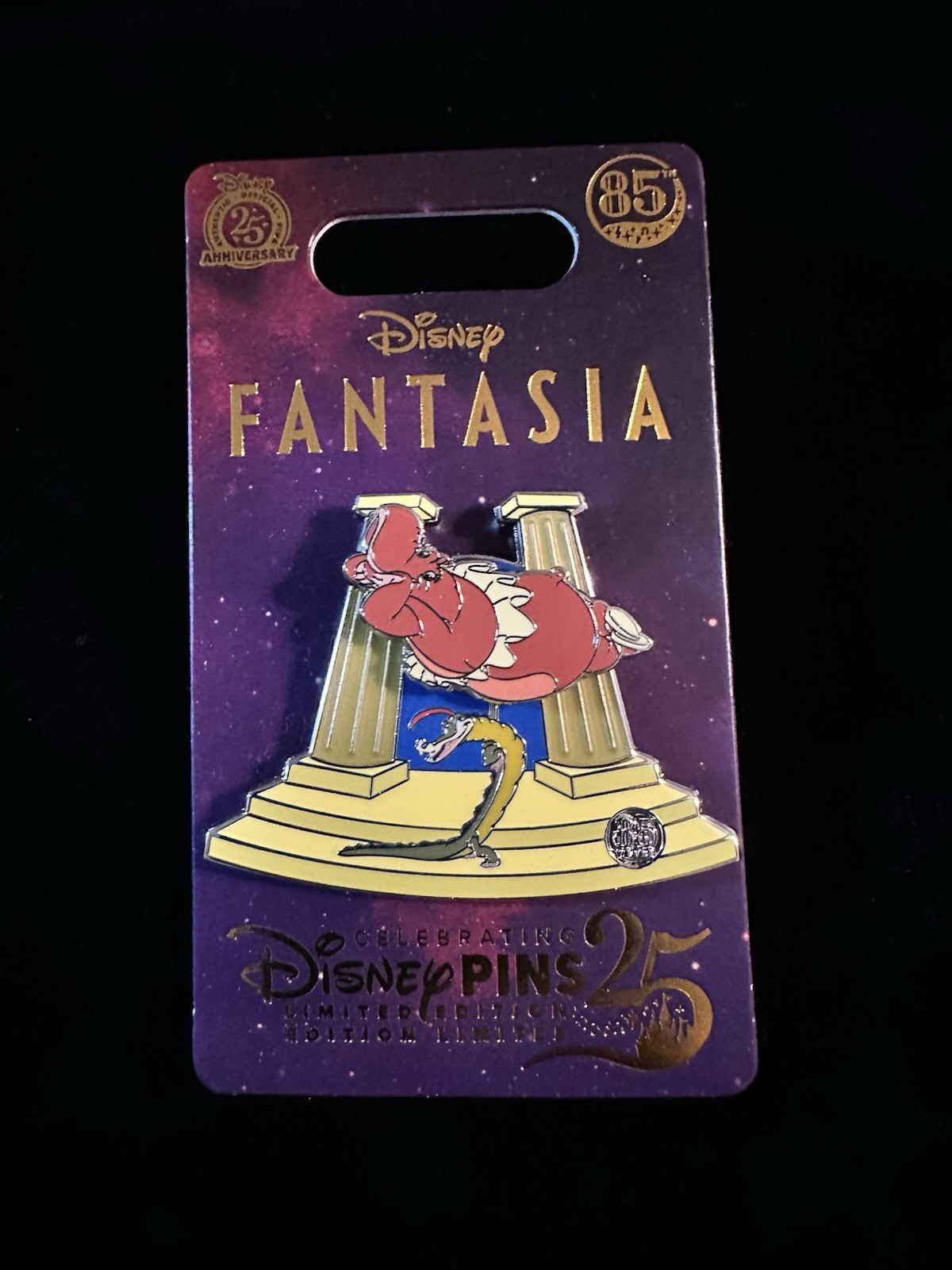 2025 Disney Parks Pin Fantasia 85th Anniversary Hippo LE 2000 Pin 
