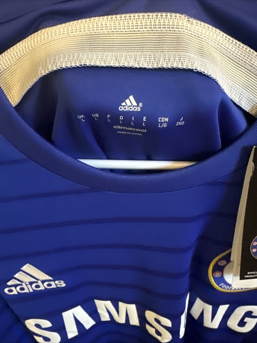 Rare CHELSEA 2014 2015 HOME FOOTBALL SHIRT SOCCER Long Sleeve JERSEY F48637  L