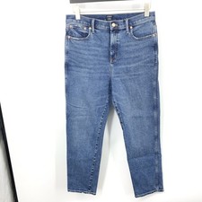 J Crew Women Size 32 Jeans Light Pants Classic Vintage Slim Straight Stretch
