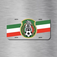 Mexican Soccer Mexico Futbol Football Vehicle License Plate Front Auto Fútbol MX