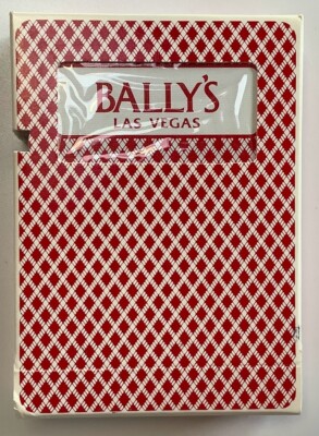 Vintage Bally's Casino Playing Cards - Las Vegas - Red
