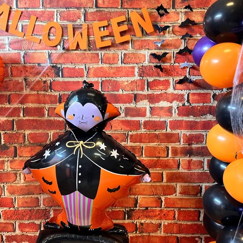 Stehender Folienballon Dracula 64x81cm Halloween Ballons - Bild 2 von 6