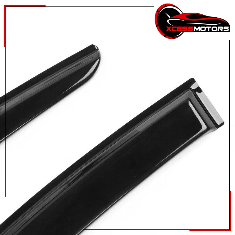Se adapta a 06-13 Lexus IS250 IS350 08-14 IS F Viseras de ventana lateral Deflectores de lluvia 4 piezas Foto 4 de 4