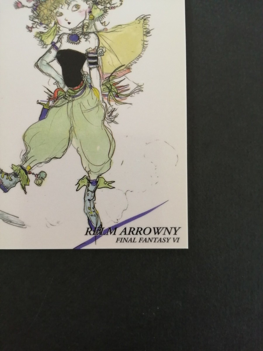 Final Fantasy FF6 Art Museum Card 
