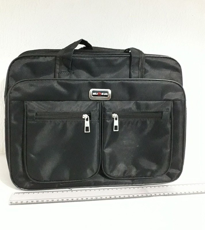 Brief Case Bag black meij ie luq, crossbody, laptop carry