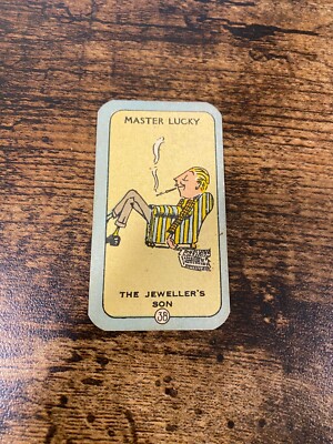 Tobacco Card, Carreras, HAPPY FAMILY FAMILIES, 1925, Jewellers Son, #38