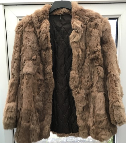 light brown fuzzy jacket