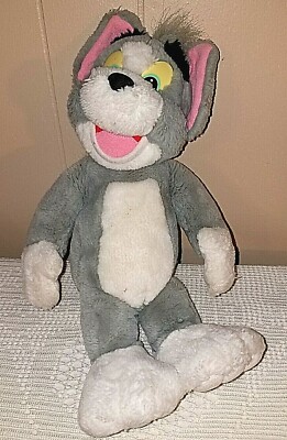 Tom the Cat Plush Doll Toy 15'' 1993 Mattel Arcotoys Tom & Jerry VINTAGE RARE