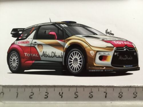 Sticker/autocollant, Citroën DS3 WRC, Sebastian Loeb - Photo 1/1