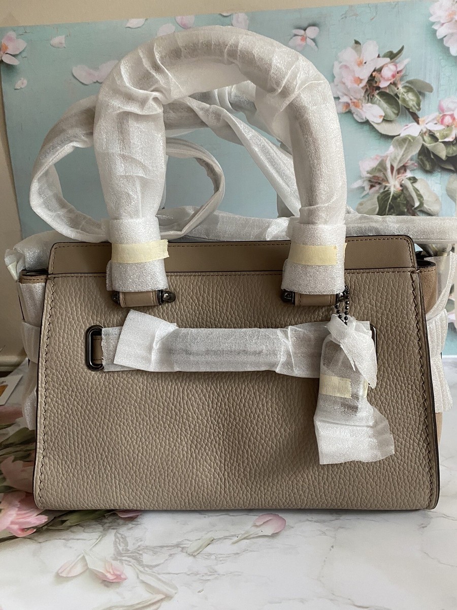 COACH 12117 SWAGGER 27 LEATHER SATCHEL BAG Crossbody NWT