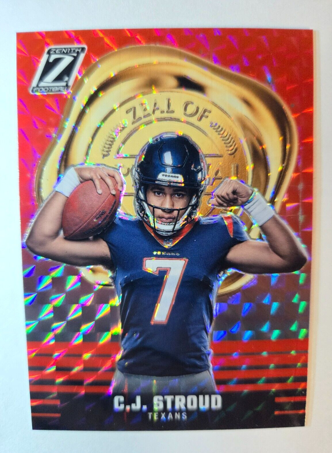2023 Panini Zenith - Zeal of Approval Red #24 C.J. Stroud (RC) Rookie