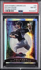 2020 PANINI CHRONICLES TITAN HYPER #25 DYLAN CEASE 254/299 PSA 8