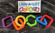 NOB Vintage Tupperware TupperToys Link-A-Lot Boxed Set Children's Toys