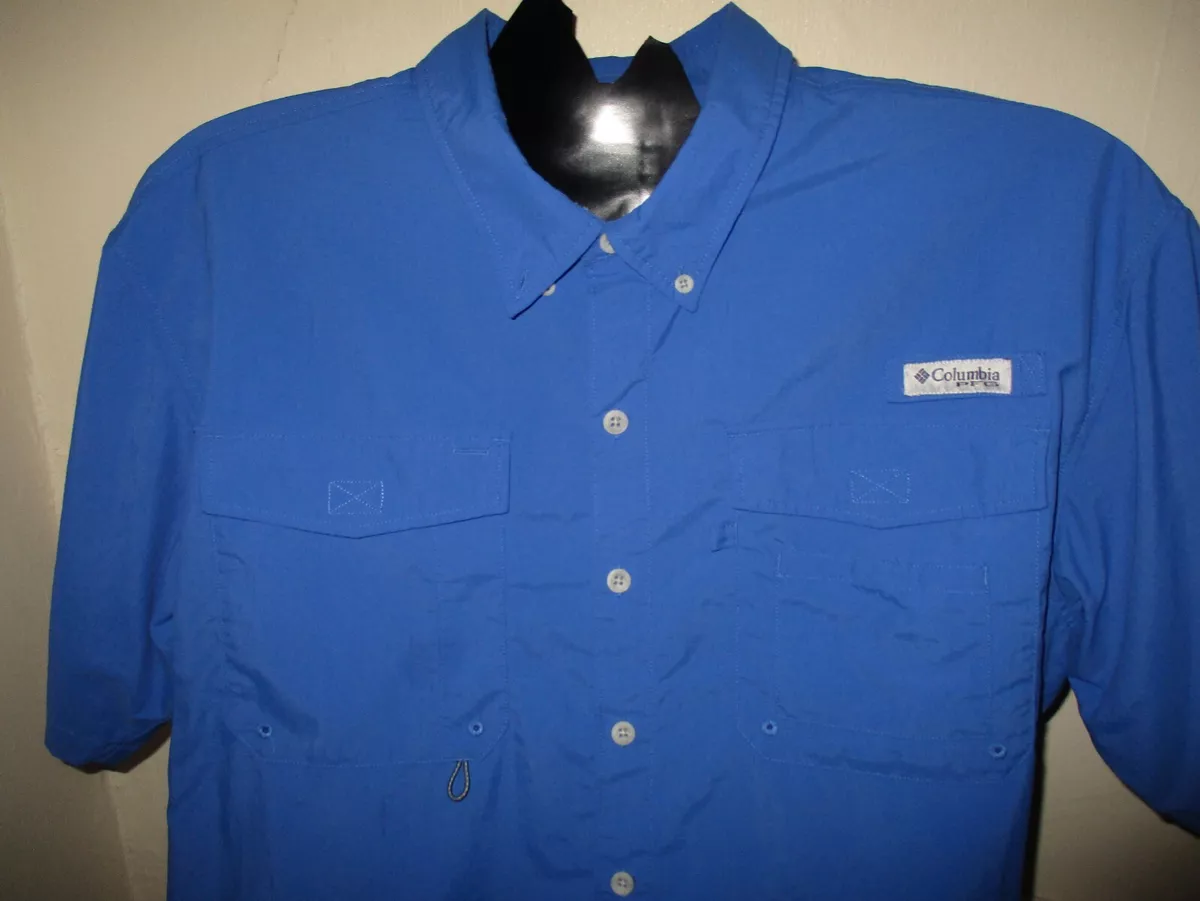 Men's Columbia PFG Omni Shade S/S Button Down Vented Fishing Shirt Size 2X