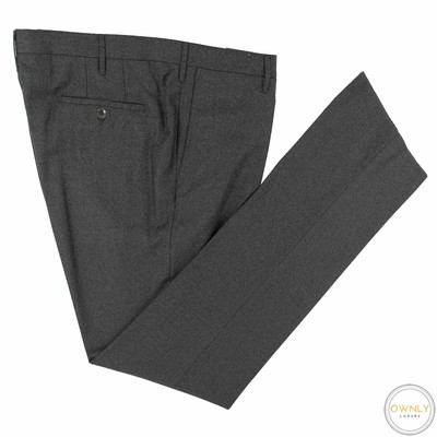 NWT Rota Grey Wool Flannel Italy Flat 