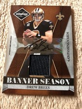 *2008 Leaf Limited Banner Season #BSM-18 Drew Brees Jsy Auto 3/25 !!!