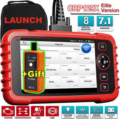 2024 Launch X431 CRP129X Car Diagnostic Tool OBD2 Scanner ABS SRS SAS EPB TPMS
