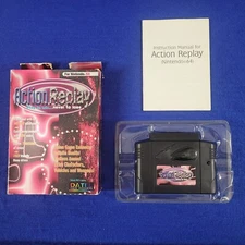 N64 ACTION REPLAY Cheat Cartridge BOXED For Use With Nintendo 64
