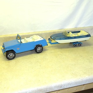 tonka jeepster with boat