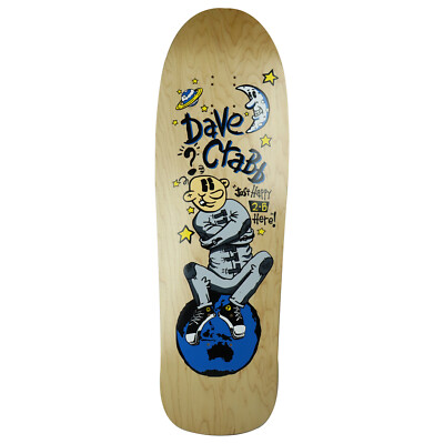 Toxic Skateboard Deck Dave Crabb Happy Natural 10