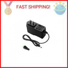 ALITOVE DC 12V 1A Power Supply 1000mA 12W AC/DC Adapter, 100~240V AC to DC 12