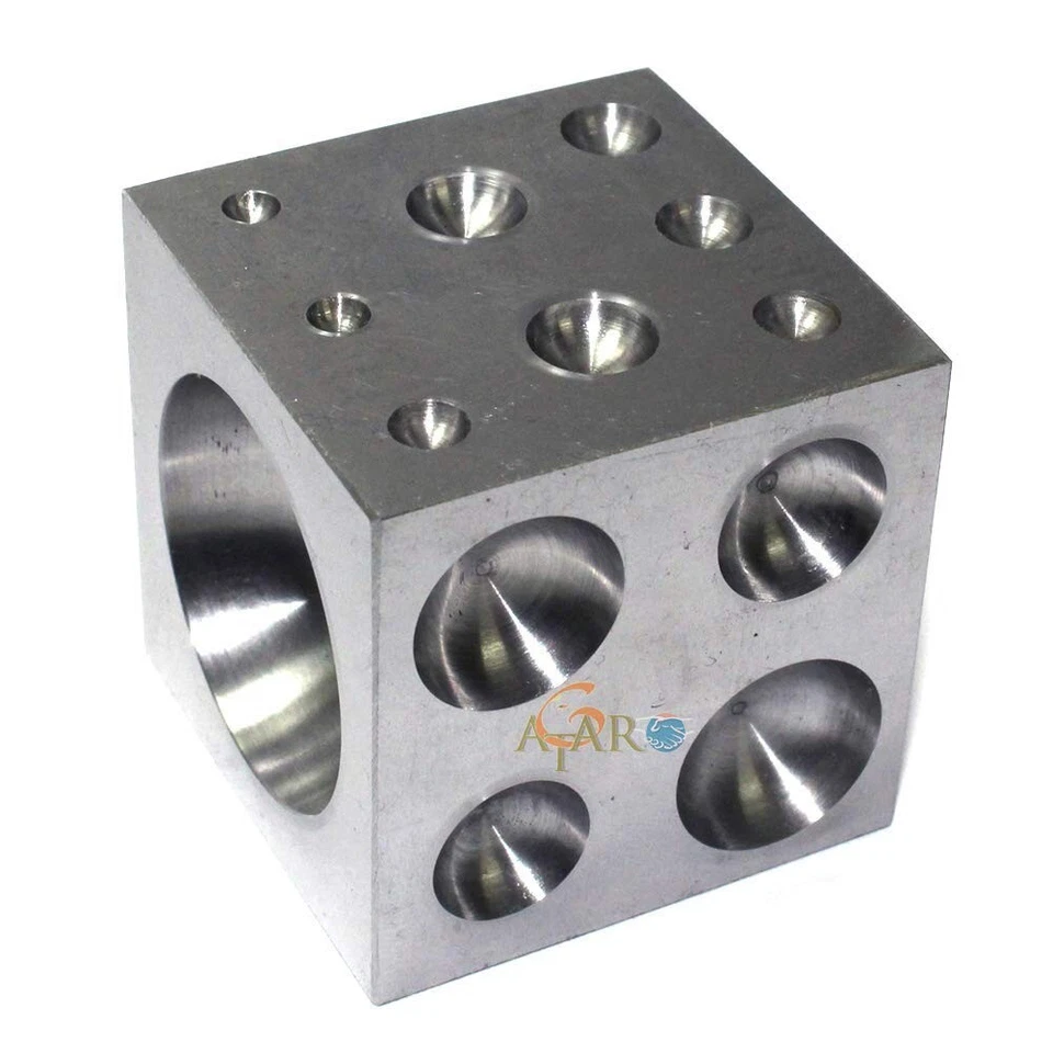 2" Dapping Doming Steel Metal Block Jewelry Bead/Metal Smith Jewelry Making Tool - Image 2 of 4