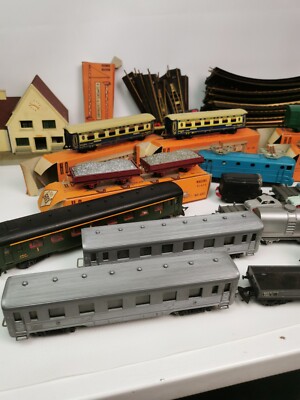 Lot De Trains Jouef HO – Locomotive, Wagons Pullman Et Rails SNCF (Occasion, Vintage France)