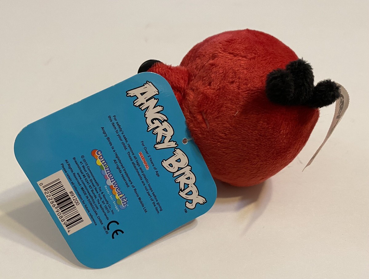 Angry Birds Red Bird Plush Backpack Clip New | eBay
