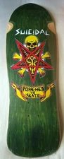 Dogtown Skateboards X Suicidal Skates Possessed to Skate Green Deck 10.125"