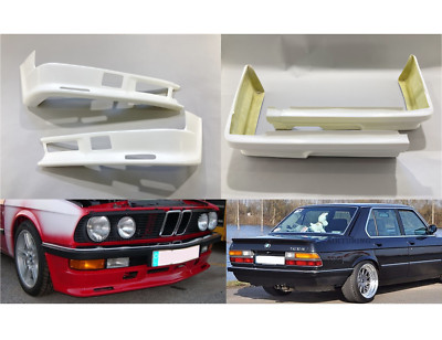 Split Front & Rear Bumper Spoiler Apron Valance Lip (Fits BMW E28 Pfeba ...