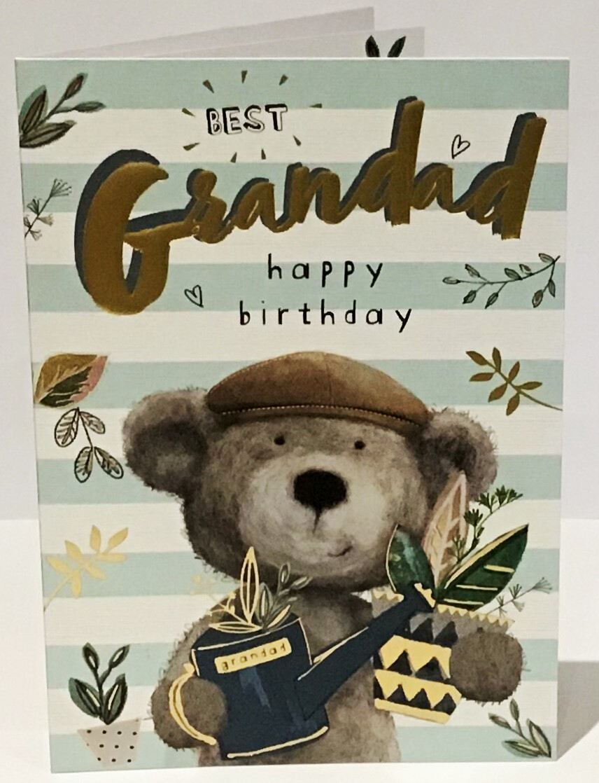 Best Grandad Happy Birthday Card Gardening  Words and Wishes