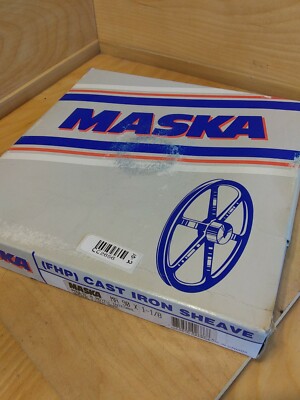 Maska MA 90x1 1/8 FHP Cast Iron Sheave Fixed Bore