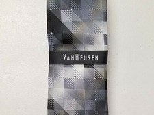 Van Heusen - Tie Squares and Stripes pattern - Gray tones - NEW without tags.