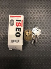 ISEO CILINDRO TONDO DOPPIO PROFILO PER SERRATURA L 56 C 28 D 28 OTTONE 842028287