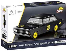 Cobi 24597 Opel Rekord C Schwarze Witwe Auto 1:35 Bausatz 138 Teile