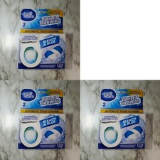 Automatic Toilet Bowl Tablet Cleaner Bleach  Blue Cleans  Deodorizes 6 Tablets