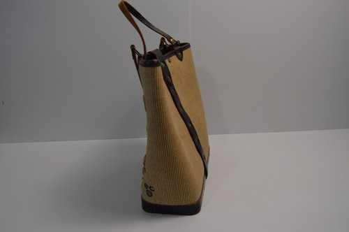 Vintage Enid Collins Roadrunner Purse Handbag MCM Canvas & Leather Southwest - Picture 12 of 24