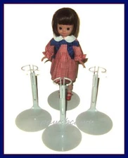 3 White KAISER 20SM 8"Betsy McCall Doll Stands fit Vintage 9 SKIPPER Penny Brite