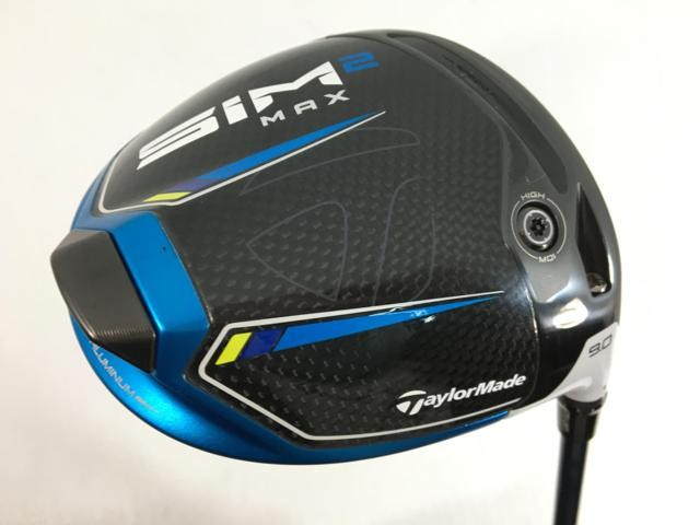 TaylorMade - SIM2 MAX ドライバー　2021年モデル TM50 9 S TaylorMade SIM2 MAX 2021 9° Stiff 46in Driver RH TENSEI BLUE