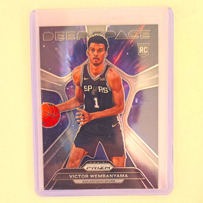 Panini 2023-24 Prizm Victor Wembanyama Deep Space #1 San Antonio Spurs RC