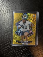 2024 Panini Mosaic Tyler Guyton Gold Sparkle /24 Rookie RC #329 Cowboys